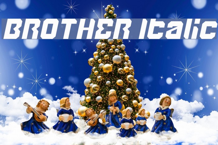 BROTHER Italic Example 2