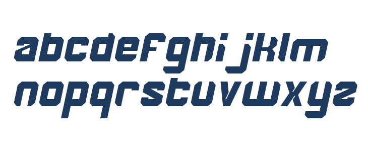 BROTHER Italic Lowercase