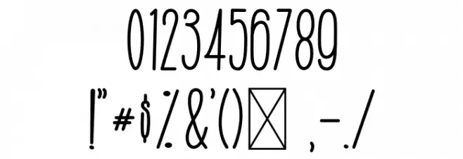 BROUGHT THE STYLE Font OTHER CHARS