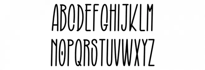 BROUGHT THE STYLE Font Litere mari