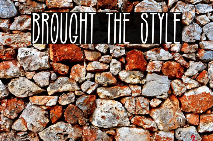 BROUGHT THE STYLE Example 1