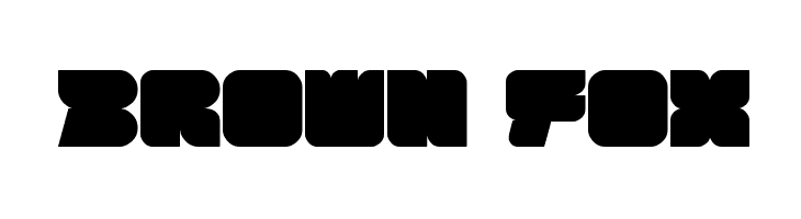 BROWN FOX  font caratteri gratis