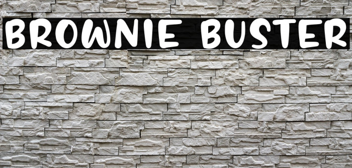 BROWNIE BUSTER Example 1