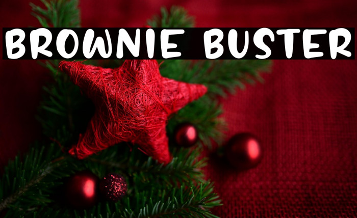 BROWNIE BUSTER Example 2