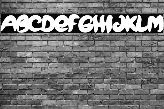 BROWNIES Font examples