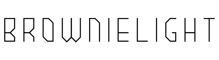 BROWNIElight  font caratteri gratis