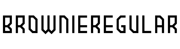 BROWNIEregular Font