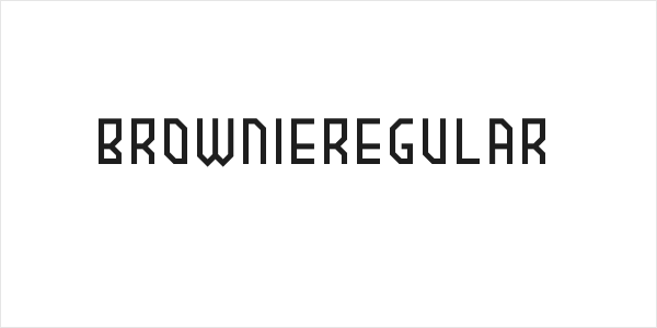 BROWNIEregular Logo