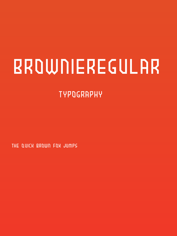 BROWNIEregular Poster