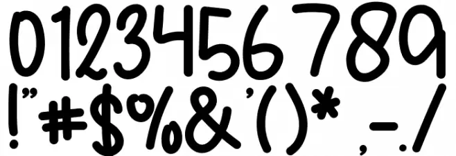 BROWNIS CAKES Font OTHER CHARS