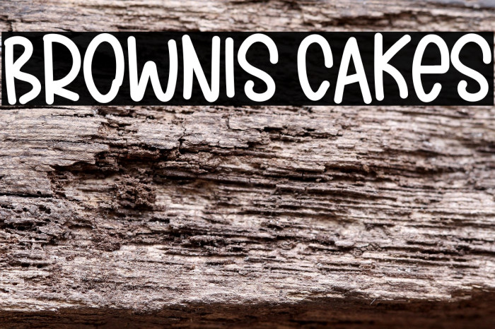 BROWNIS CAKES Example 2