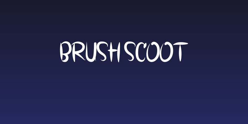 BRUSH SCOOT Social Header