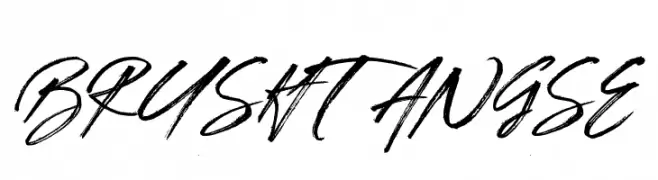 BRUSH TANGSE  Frei Schriftart Herunterladen
