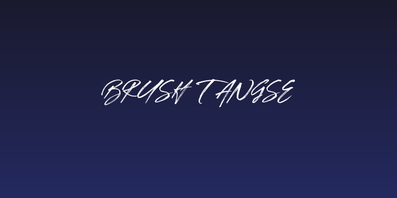 BRUSH TANGSE Social Header
