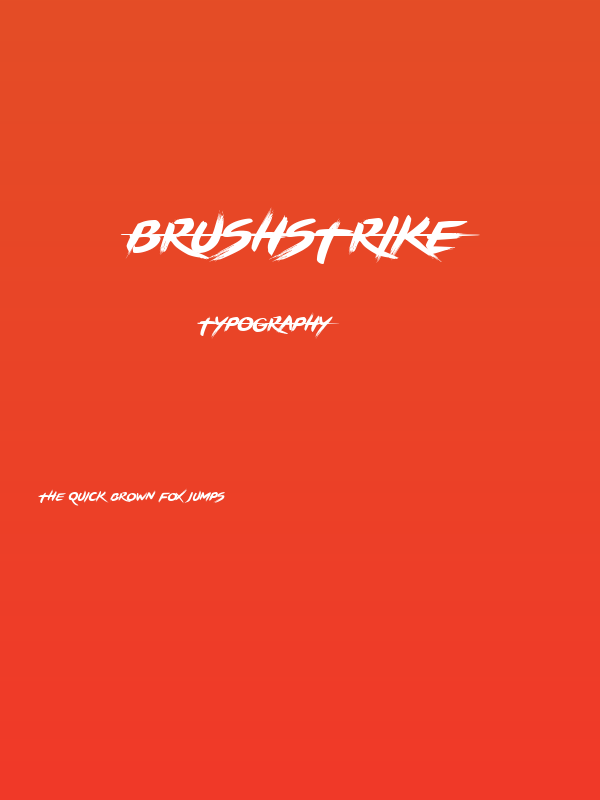 BRUSHSTRIKE Poster