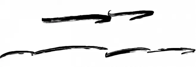 BRUSHY Swash Schriftart Groß