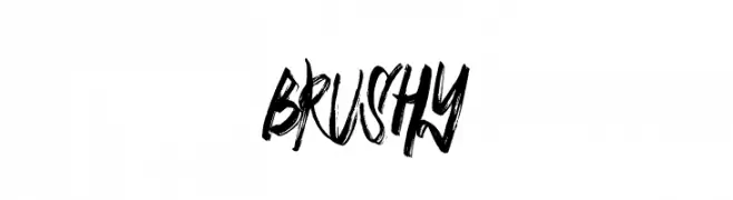 BRUSHY  नि: शुल्क फ़ॉन्ट्स डाउनलोड