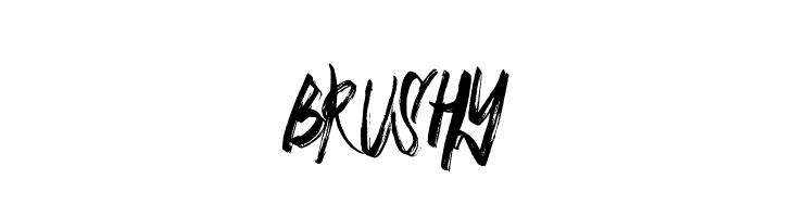 BRUSHY  Descarca Fonturi Gratis