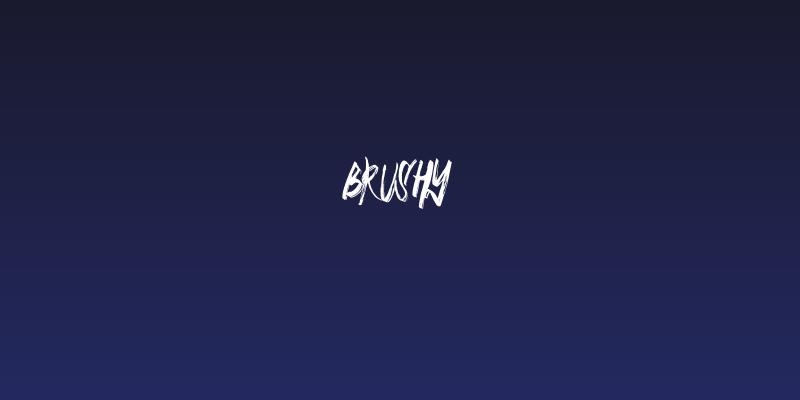 BRUSHY Social Header