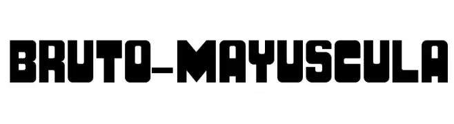 BRUTO-MAYUSCULA 