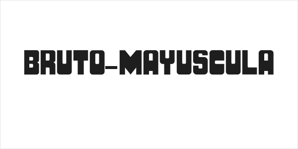 BRUTO-MAYUSCULA Logo