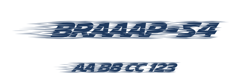 Braaap-S4 Font Preview