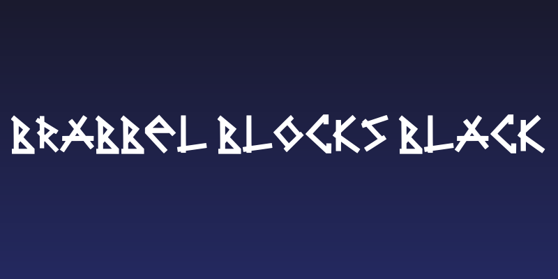 Brabbel Blocks Black Social Header