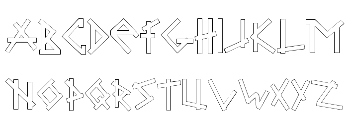 Brabbel Blocks Font LOWERCASE