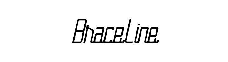 BraceLine  Free Fonts Download