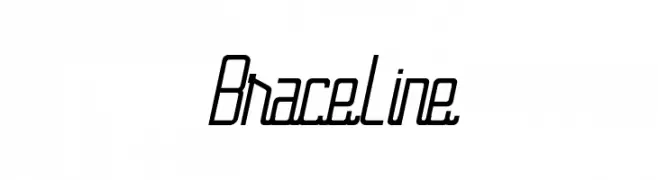 BraceLine  免费字体下载
