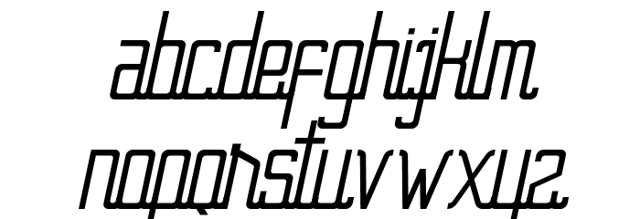 BraceLine Font LOWERCASE
