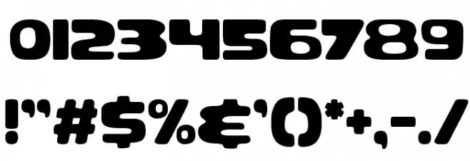 Bracheos Font OTHER CHARS