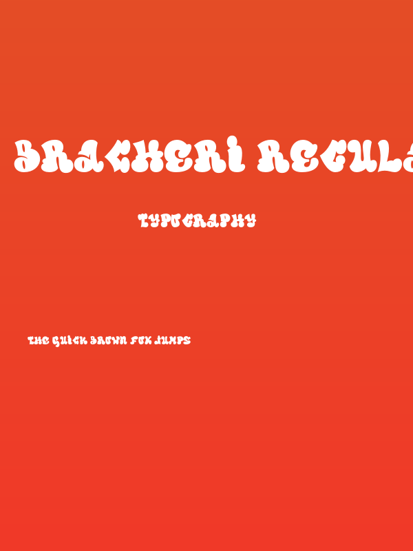 Bracheri Regular Poster