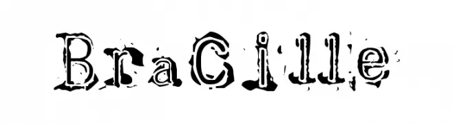 Bracille  baixar fontes gratis