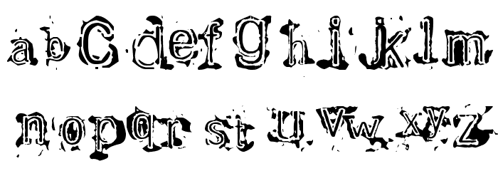 Bracille Font LOWERCASE
