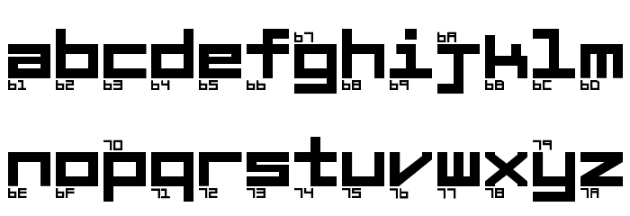 Braciola MS ExB Ascii Font LOWERCASE