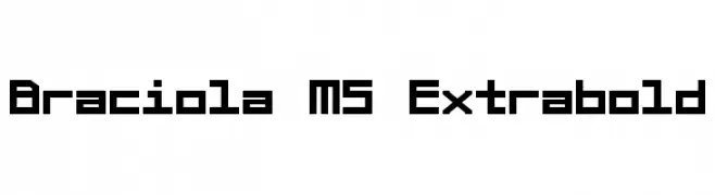 Braciola MS Extrabold  baixar fontes gratis