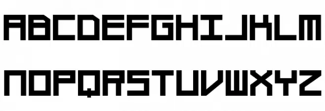 Braciola MS Extrabold フォント 大文字