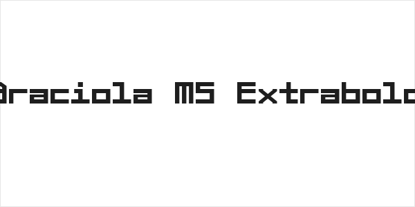Braciola MS Extrabold Logo