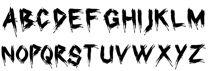 Brack Font LOWERCASE
