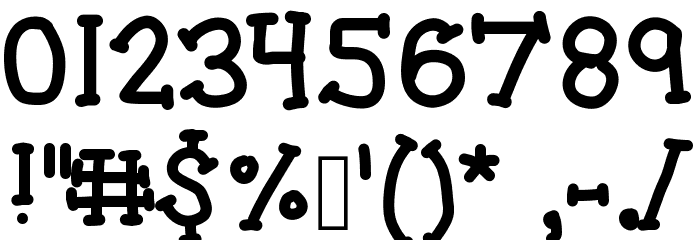 Bracketeer Font OTHER CHARS