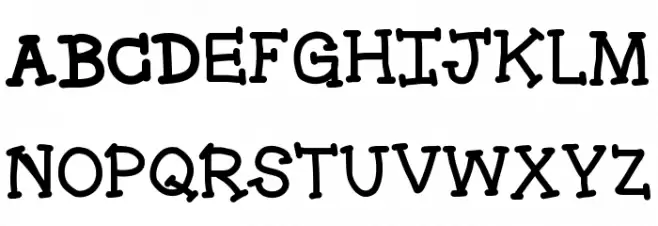 Bracketeer Schriftart Groß