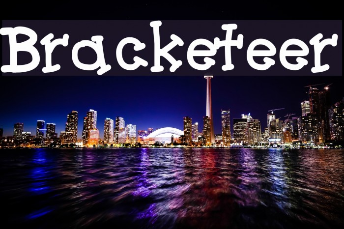 Bracketeer Font examples