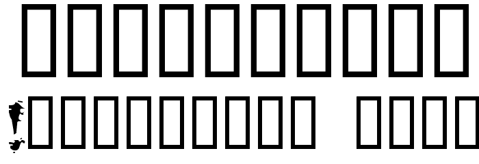 Brackish Font OTHER CHARS