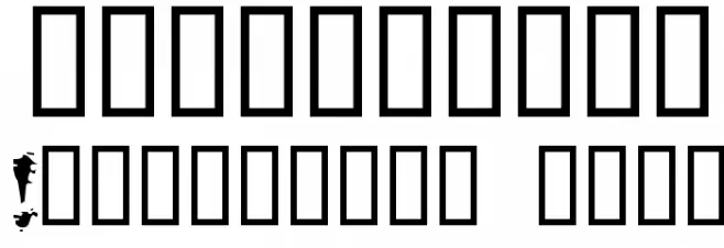 Brackish Font OTHER CHARS