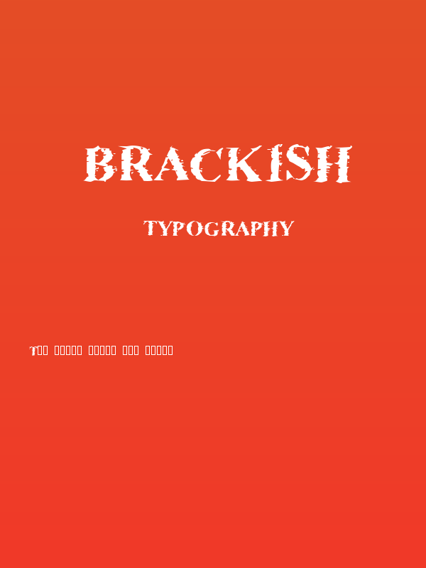 Brackish Poster