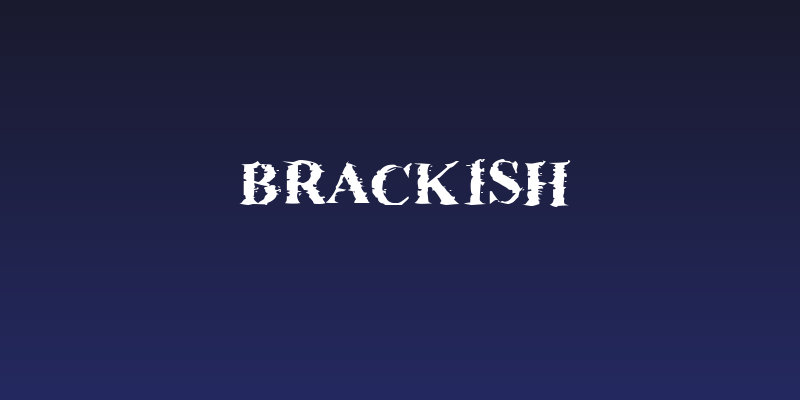 Brackish Social Header