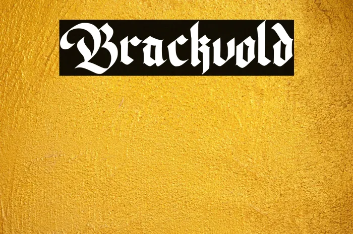 Brackvold Example 1