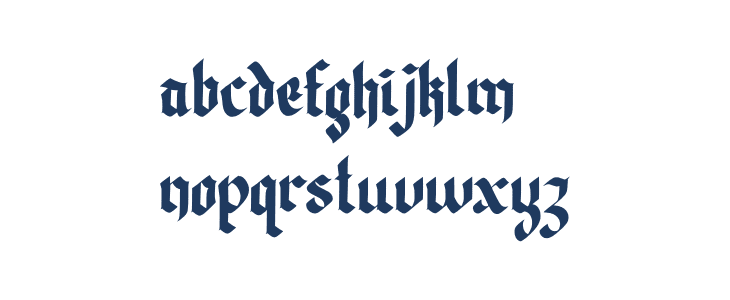 Brackvold Lowercase
