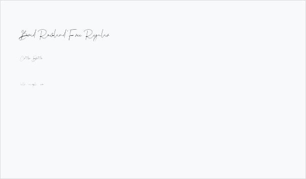 Brad Rowland Free Regular Business Card